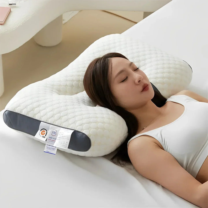 ÚLTIMAS 12 UNIDADES - Almohada Ortopédica ComfortSleep® | DOLOR DE CUELLO NUNCA MÁS + 3 RAGALOS