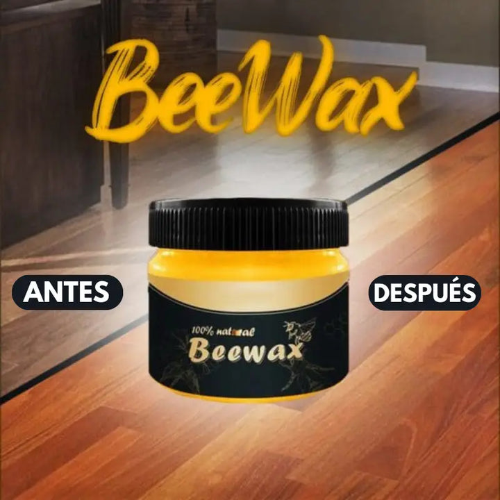ÚLTIMAS 12 UNIDADES - [COMPRE 1 LLÉVATE 2] Beewax® 80g - Devuelve La Vida a Tus Muebles | Renovador de Madera y Plástico + 3 RAGALOS
