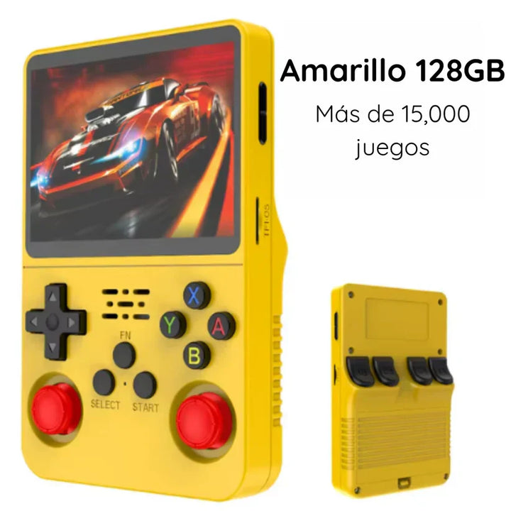 ÚLTIMAS 12 UNIDADES - CONSOLA DE JUEGO PORTÁTIL R36S🕹 + 3 RAGALOS