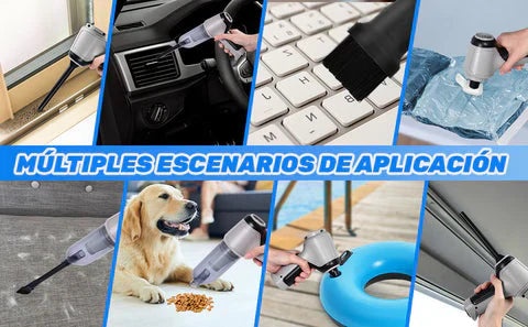 ULTIMAS 12 UNIDADES | Aspiradora Portátil PowerPlus© - 3 en 1 inalámbrica + 3 RAGALOS