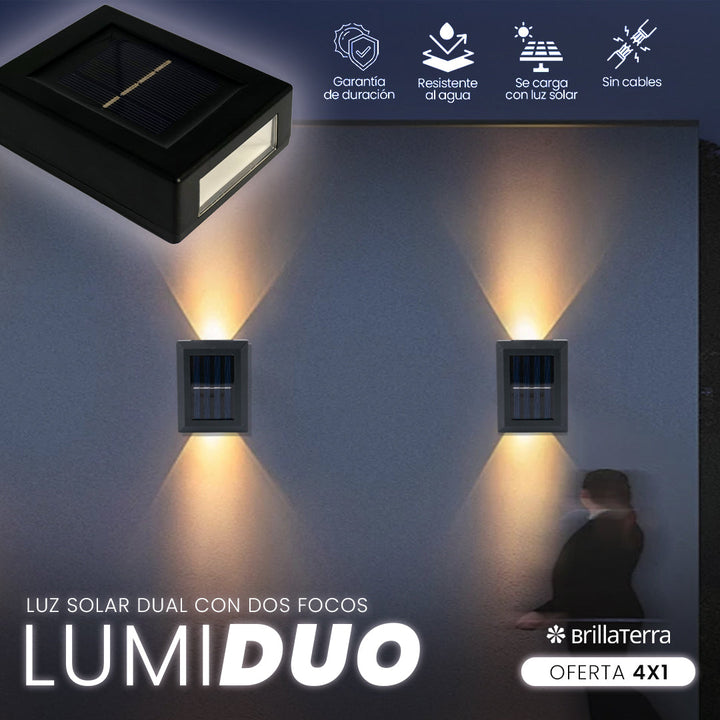ÚLTIMAS 12 UNIDADES - LumiDuo - Luz Solar con Efecto Dual + 3 REGALOS