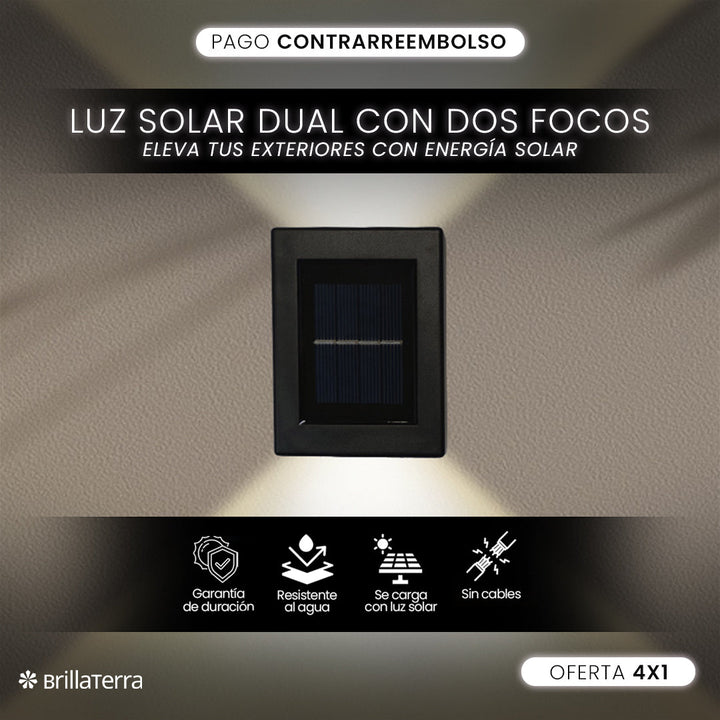 ÚLTIMAS 12 UNIDADES - LumiDuo - Luz Solar con Efecto Dual + 3 REGALOS