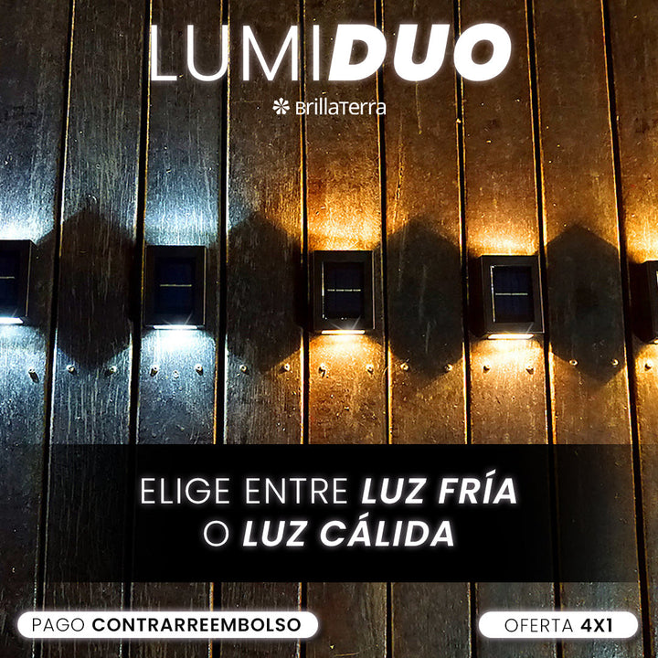 ÚLTIMAS 12 UNIDADES - LumiDuo - Luz Solar con Efecto Dual + 3 REGALOS