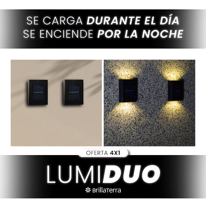 ÚLTIMAS 12 UNIDADES - LumiDuo - Luz Solar con Efecto Dual + 3 REGALOS