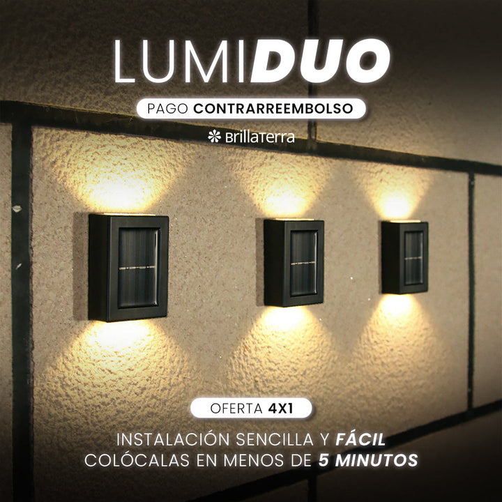 ÚLTIMAS 12 UNIDADES - LumiDuo - Luz Solar con Efecto Dual + 3 REGALOS