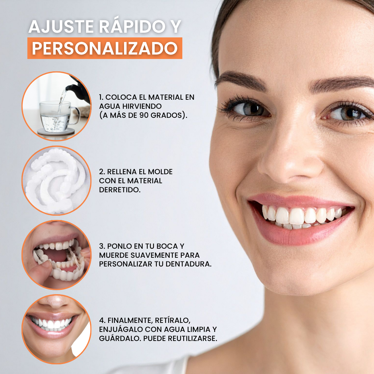 (COMPRA 1 LLEVA 2) Carillas Dentales Snap-On Smile: Tu Sonrisa Perfecta en Segundos, Sin Dentista