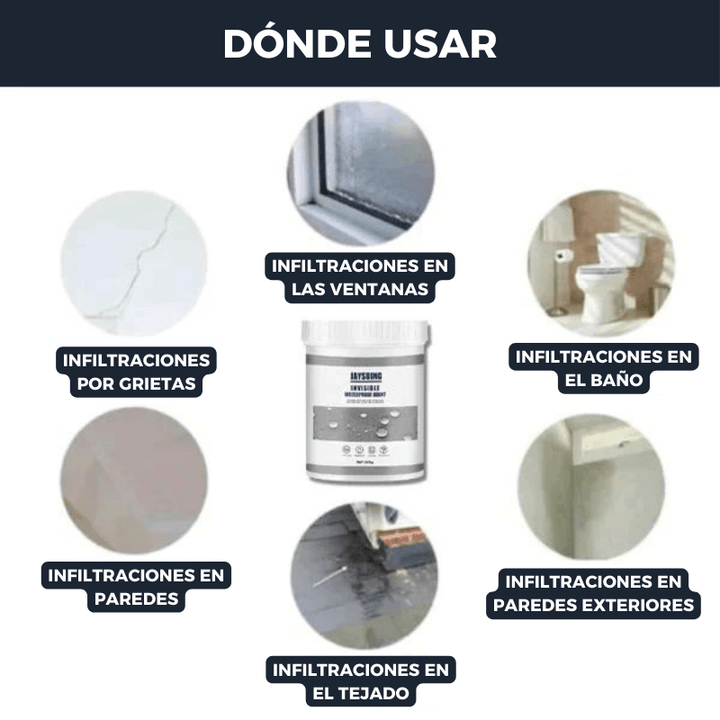 ÚLTIMAS 12 UNIDADES - COMPRE 1 Y LLEVE 2 - Impermeabilizante Para Fugas y Infiltraciones UltraBonde™ + 3 RAGALOS