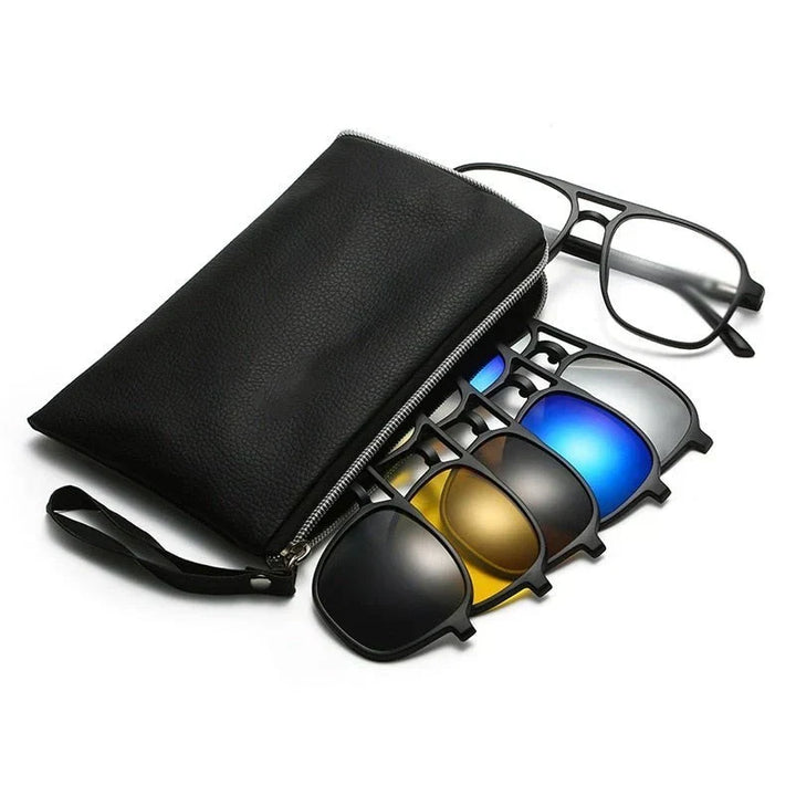 ÚLTIMAS 12 UNIDADES - Gafas 6 en 1 + Estuche de Regalo HOY + 3 RAGALOS