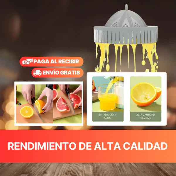 ÚLTIMAS 12 UNIDADES - EXPRIMIDOR ELÉCTRICO DE FRUTAS INALÁMBRICO Y RECARGABLE + Envio Gratis + 3 RAGALOS