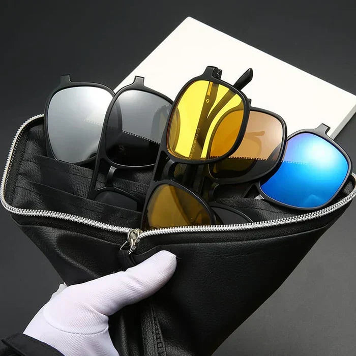 ÚLTIMAS 12 UNIDADES - Gafas 6 en 1 + Estuche de Regalo HOY + 3 RAGALOS