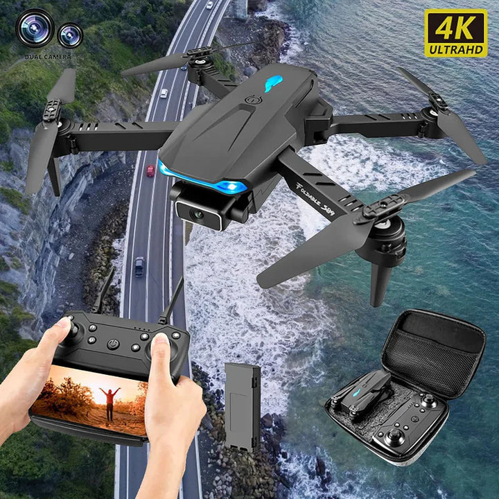 ÚLTIMAS 12 UNIDADES -  FlyDrone™ Pro - Cámara Visión Nocturna y Sensor Anti Colisión + 2 BATERÍAS + 3 RAGALOS