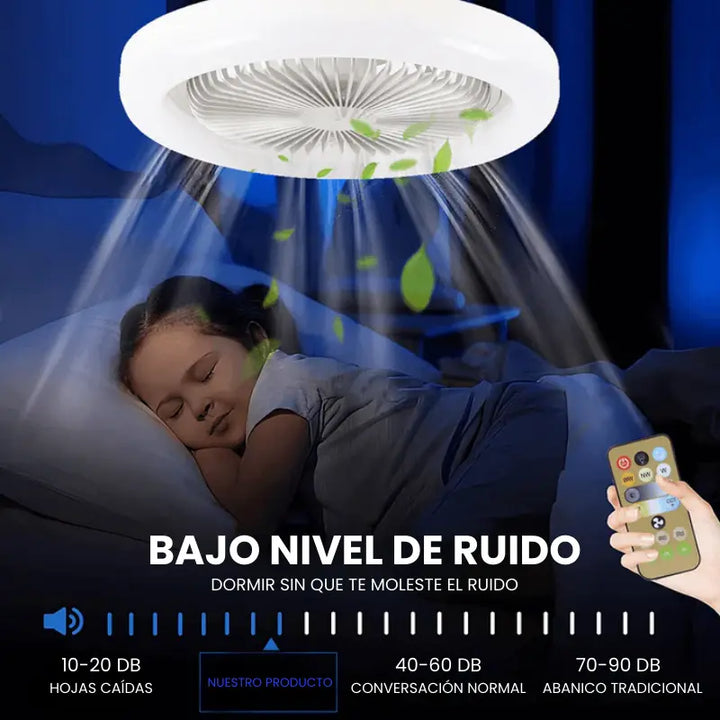 ÚLTIMAS 12 UNIDADES - Ventilador Inteligente de LED 2 en 1 TurboMax™ [SUPER POTENTE] + 3 REGALOS