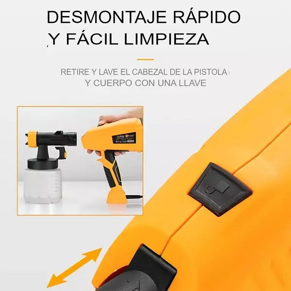 ÚLTIMAS 12 UNIDADES - Pistola Pulverizadora COOLFIX™ Eléctrica APROVECHAMIENTO Y AHORRO DEL 60% EN PINTURA + 3 RAGALOS