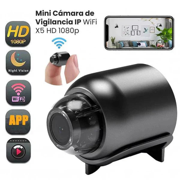 ÚLTIMAS 12 UNIDADES - Mini Cámara Ultra Discreta [ULTRA HD] ¡Compra 1, Llévate 2! + Memoria ilimitada + 3 RAGALOS