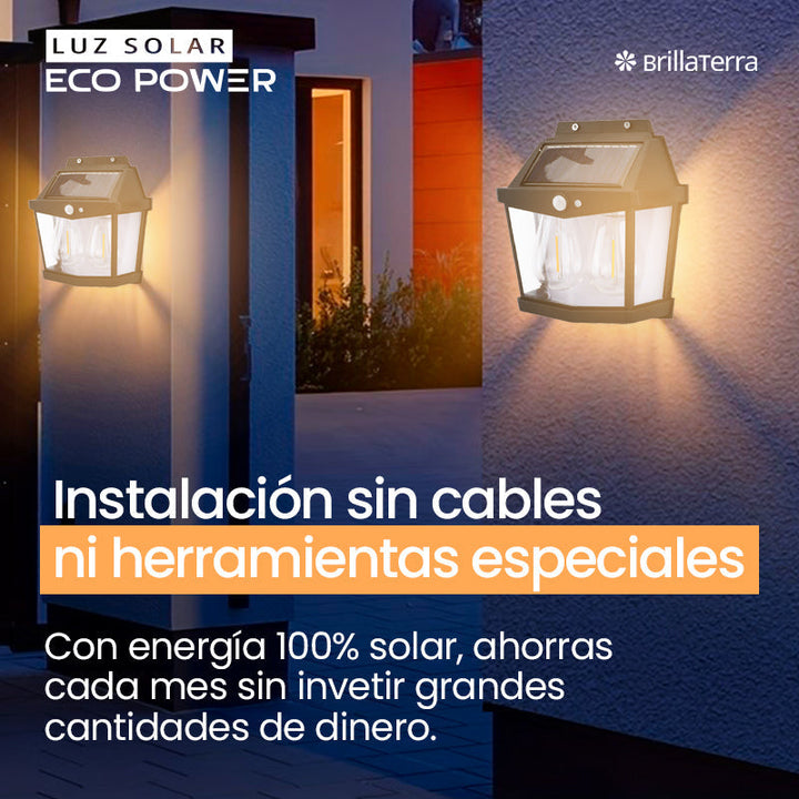 ÚLTIMAS 12 UNIDADES Luz Solar EcoPower con Doble Bombilla + 3 REGALOS