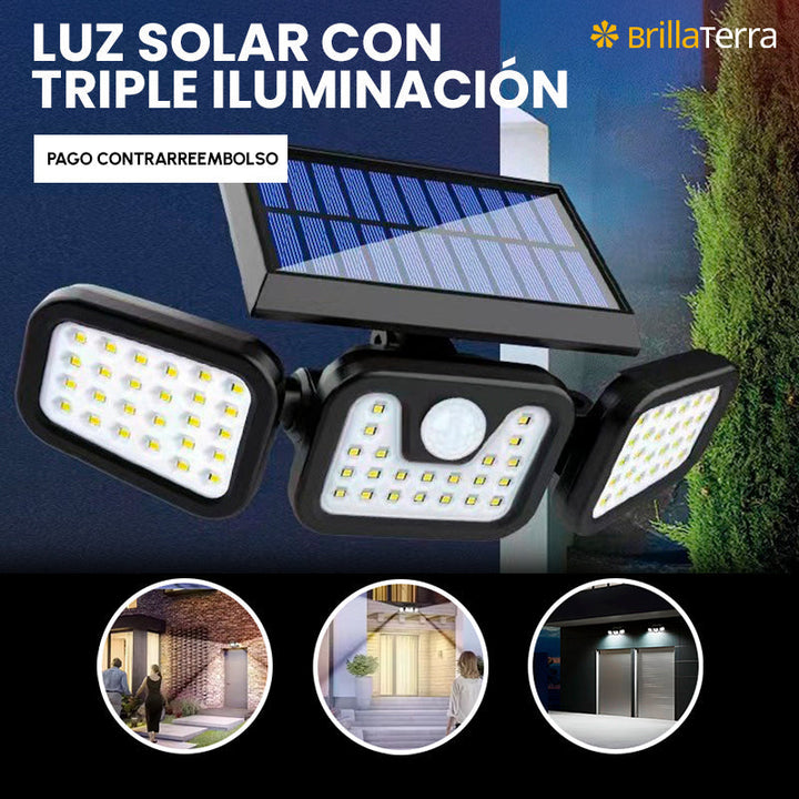 ÚLTIMAS 12 UNIDADES - Trilux - Luz Solar con Triple Iluminación + 3 REGALOS
