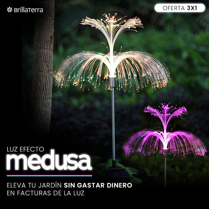 ÚLTIMAS 12 UNIDADES - Luz Solar Efecto Medusa + 3 REGALOS