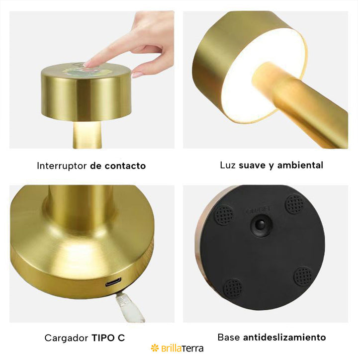ÚLTIMAS 12 UNIDADES - LumiStyle – Lámpara inalámbrica con luz cálida y regulable + 3 REGALOS