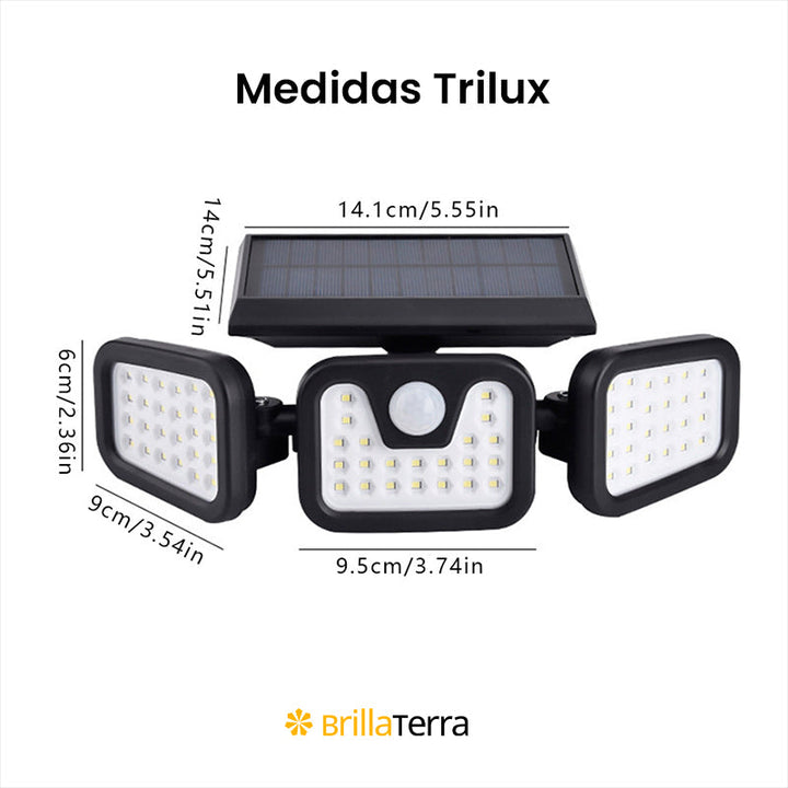 ÚLTIMAS 12 UNIDADES - Trilux - Luz Solar con Triple Iluminación + 3 REGALOS