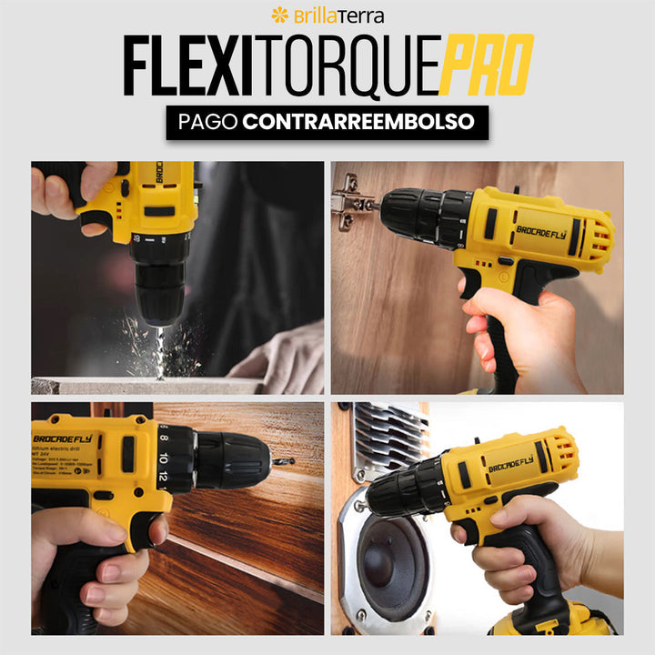 ÚLTIMAS 12 UNIDADES - FlexiTorque Pro – Taladro y atornillador con extensión flexible para espacios reducidos + 3 REGALOS