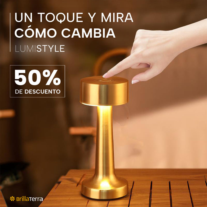 ÚLTIMAS 12 UNIDADES - LumiStyle – Lámpara inalámbrica con luz cálida y regulable + 3 REGALOS