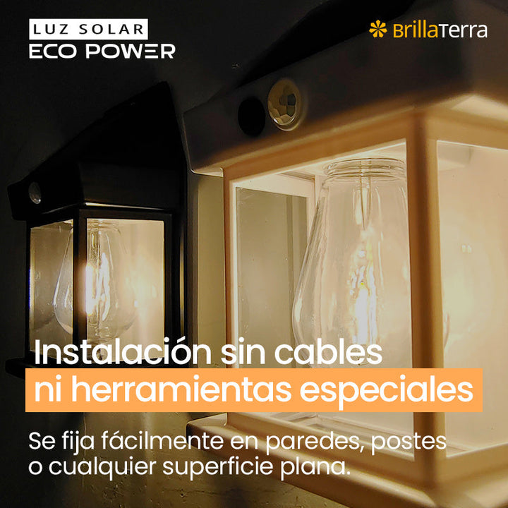 ÚLTIMAS 12 UNIDADES - Luz Solar EcoPower + 3 REGALOS