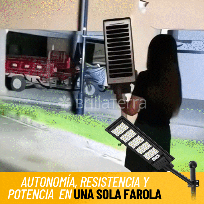 ÚLTIMAS 12 UNIDADES - Farolux Solar - Farola LED para exteriores sin instalación eléctrica + 3 REGALOS