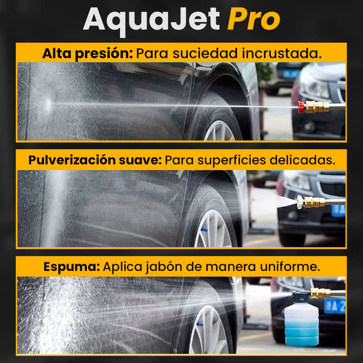 ÚLTIMAS 12 UNIDADES - AquaJet Pro – Pistola de agua inalámbrica para coches, jardines y más + 3 REGALOS