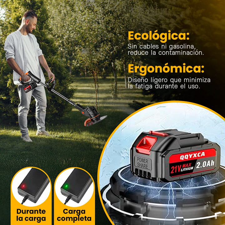 ÚLTIMAS 12 UNIDADES - Desbrozadora PowerTrim – Ligera, inalámbrica y con cuchillas intercambiables + 3 REGALOS