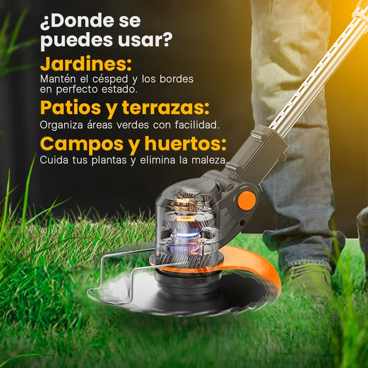 ÚLTIMAS 12 UNIDADES - Desbrozadora PowerTrim – Ligera, inalámbrica y con cuchillas intercambiables + 3 REGALOS