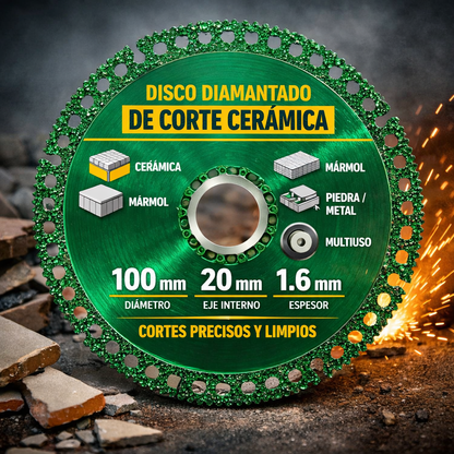 (COMPRA 1 LLEVA 2) Disco Diamantado Profesional para Cerámica, Mármol y Metal