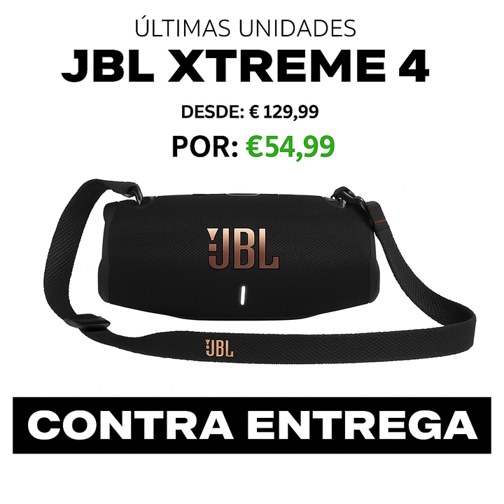 ÚLTIMAS 12 UNIDADES - JBL® XTREME 4 - LIQUIDACIÓN FINAL + 3 RAGALOS