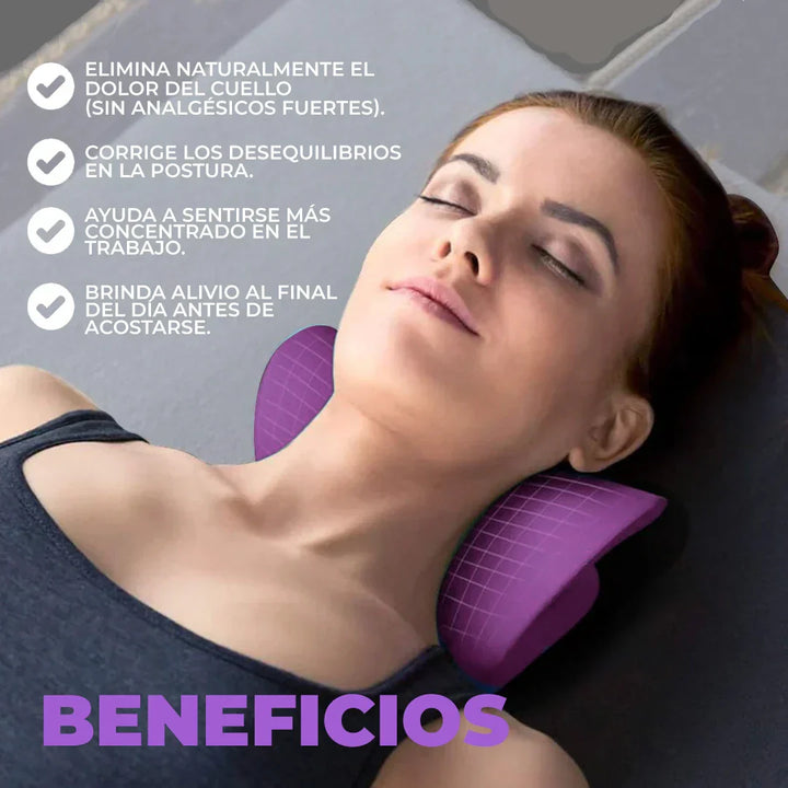 ÚLTIMAS 12 UNIDADES - MásRelax™ Almohada Cervical Terapéutica | ALIVIO INMEDIATO DE DOLORES DE ESPALDA Y MIGRAÑA + 3 RAGALOS