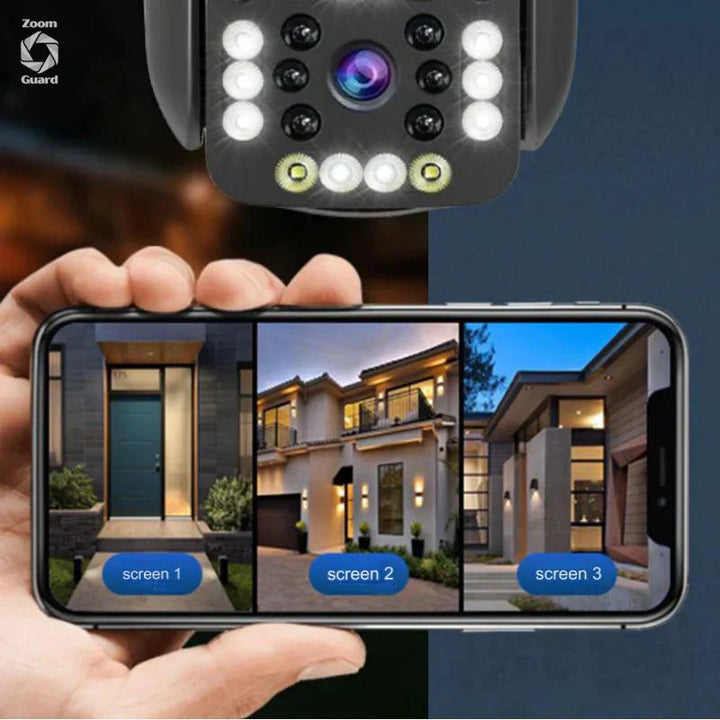 ÚLTIMAS 12 UNIDADES - Zoom Guard: Cámara de Seguridad WiFi - ¡Compra 1, Llévate 2! + Memoria ilimitada + 3 RAGALOS