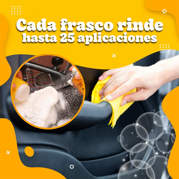 ÚLTIMAS 12 UNIDADES - Compra 2 LLÉVATE 1 GRATIS | Espuma Limpiadora Multiusos Brillo Fácil [Acción en 5 minutos] + 3 RAGALOS