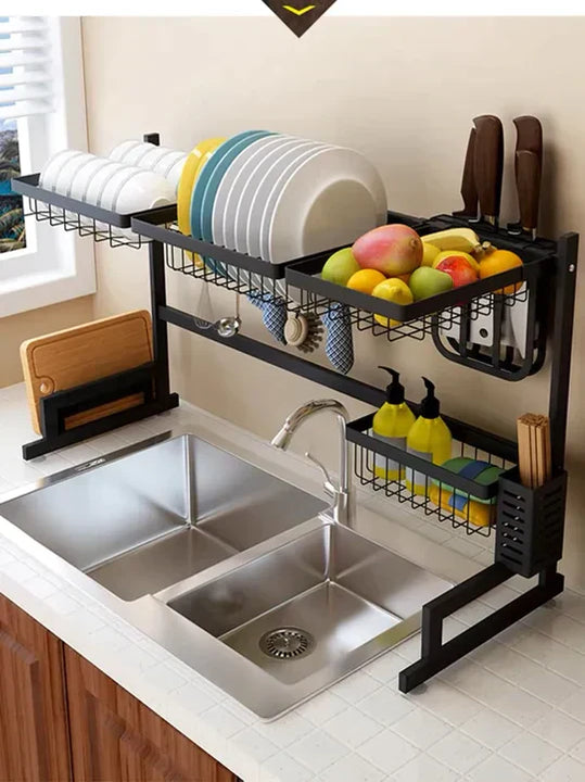ÚLTIMAS 12 UNIDADES - Escurridor de Platos - KitchenClean™ + 3 RAGALOS