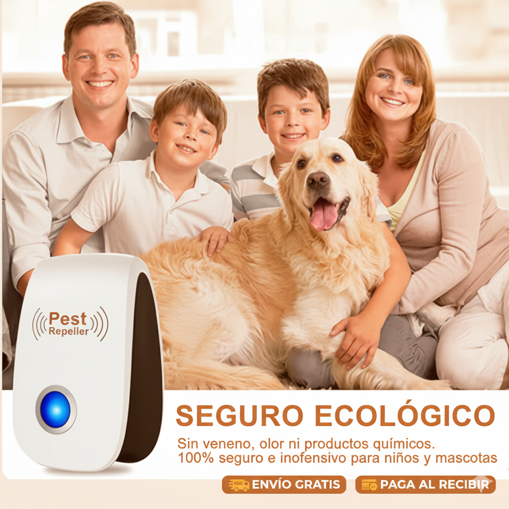 Pest Repeller — Elimina Plagas Sin Venenos, Sin Esfuerzo, Sin Estrés