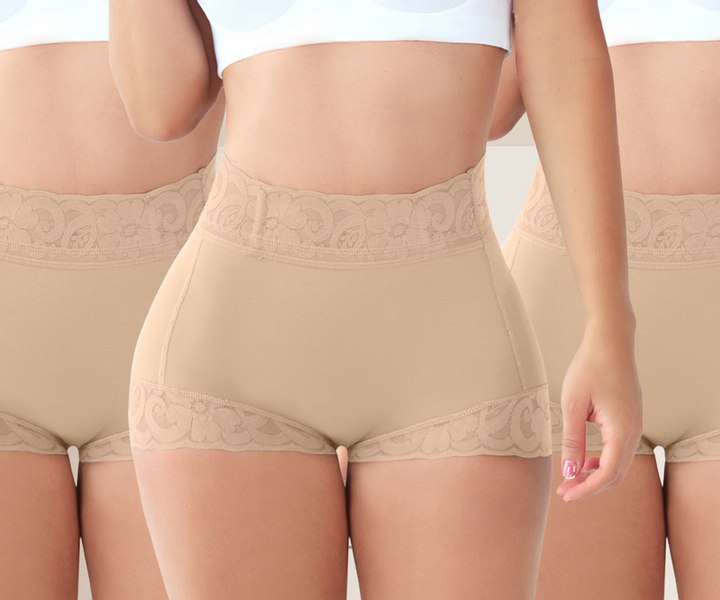 ÚLTIMAS 12 UNIDADES - Calcinha Fit Shape - Pague 2 Leve 3. + 3 RAGALOS