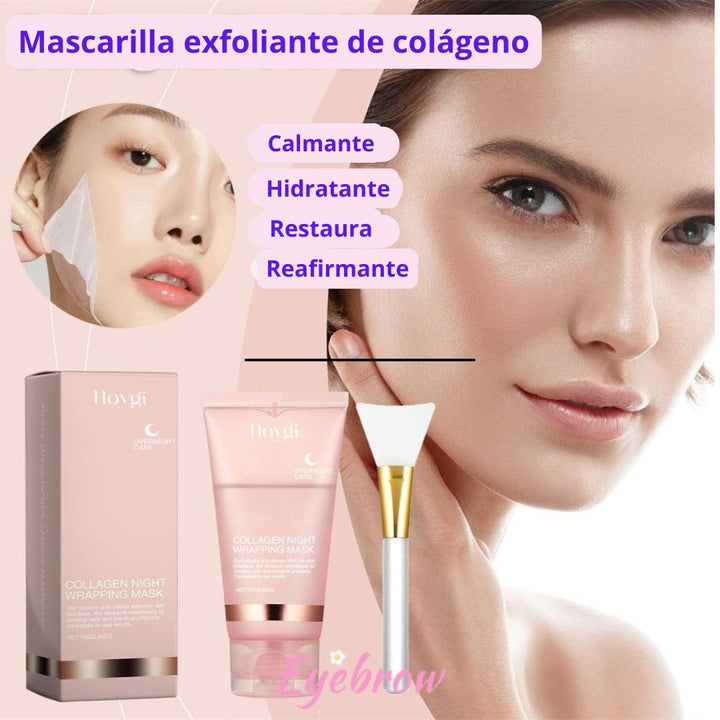 ÚLTIMAS 12 UNIDADES - HOYGI Mascarilla facial de colágeno + 3 RAGALOS