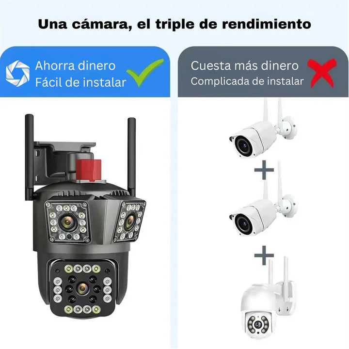 ÚLTIMAS 12 UNIDADES - Zoom Guard: Cámara de Seguridad WiFi - ¡Compra 1, Llévate 2! + Memoria ilimitada + 3 RAGALOS