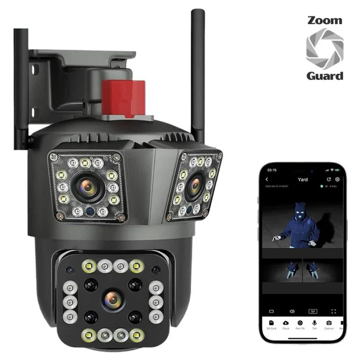 ÚLTIMAS 12 UNIDADES - Zoom Guard: Cámara de Seguridad WiFi - ¡Compra 1, Llévate 2! + Memoria ilimitada + 3 RAGALOS