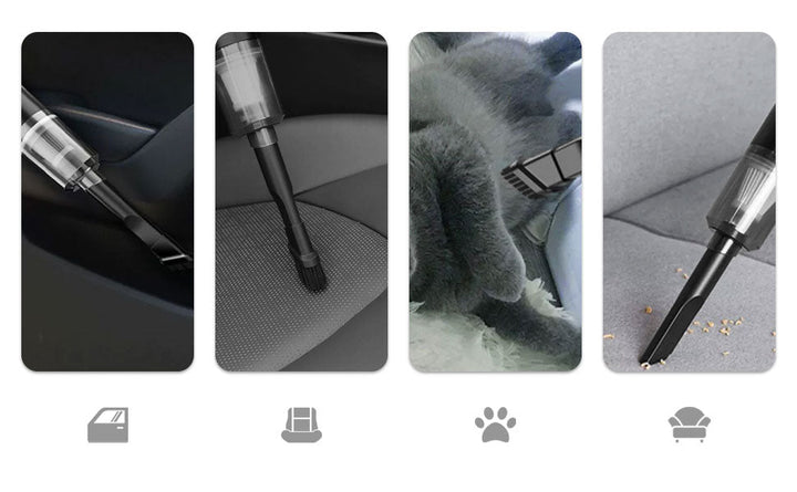 ÚLTIMAS 12 UNIDADES - Aspirador de Coche Inalámbrico + 3 REGALOS
