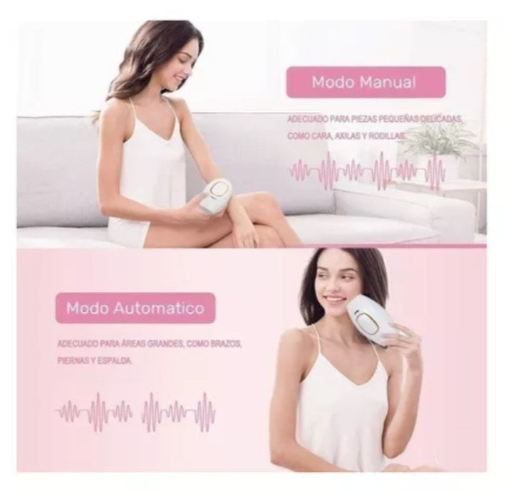 ÚLTIMAS 12 UNIDADES - Depiladora Permanente de Luz Pulsada Láser IPL + 3 RAGALOS