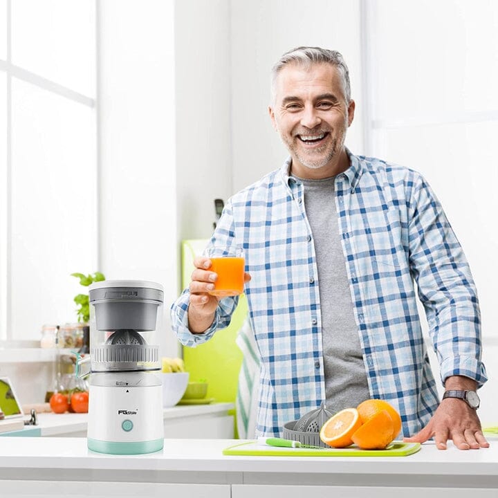 ÚLTIMAS 12 UNIDADES - EXPRIMIDOR ELÉCTRICO DE FRUTAS INALÁMBRICO Y RECARGABLE + Envio Gratis + 3 RAGALOS
