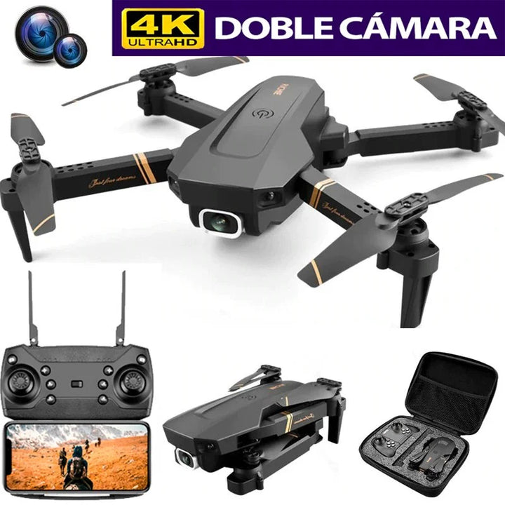 ÚLTIMAS 12 UNIDADES -  FlyDrone™ Pro - Cámara Visión Nocturna y Sensor Anti Colisión + 2 BATERÍAS + 3 RAGALOS