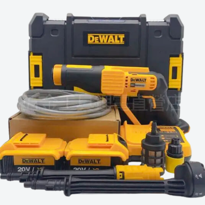 ÚLTIMAS 12 UNIDADES - KIT DEWALT ORIGINAL: HIDROLAVADORA PORTATIL + KIT ACCESORIOS  + 2 BATERIAS DE REGALLO 48V - ENVIO GRÁTIS 24HR MRW + 3 RAGALOS