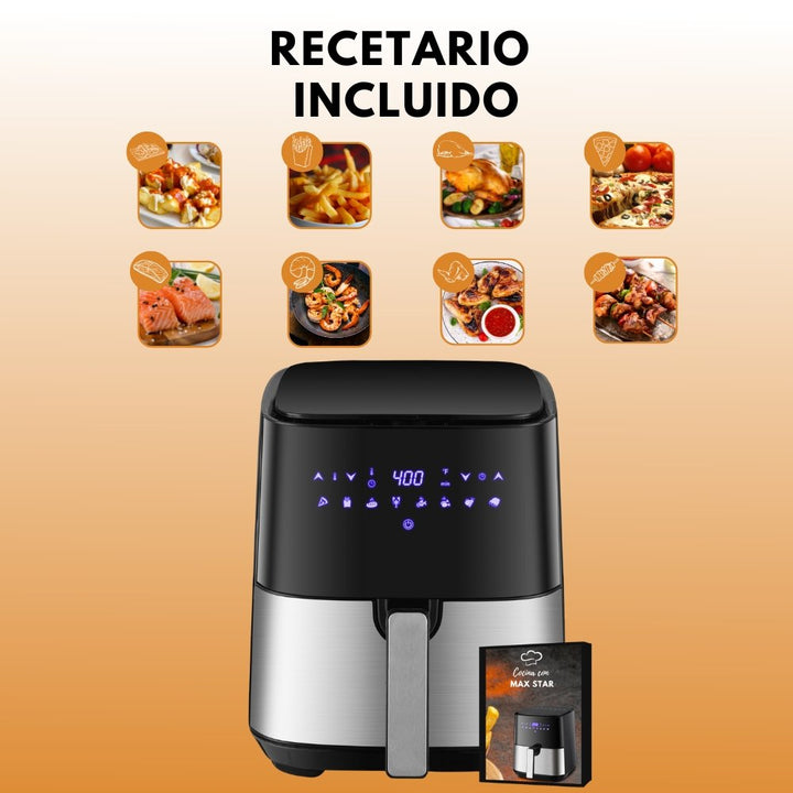 ÚLTIMAS 12 UNIDADES - FREIDORA DE AIRE 5L + 3 REGALOS