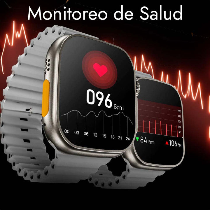 ÚLTIMAS 12 UNIDADES - Smartwatch 9 ULTRA 2™ + (AirPods UHD + 7 Pulseras) + 3 RAGALOS