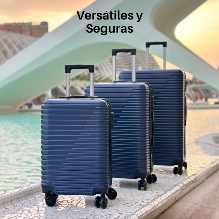 ÚLTIMAS 12 UNIDADES - JUEGO 3 MALETAS DE VIAJE + 3 REGALOS