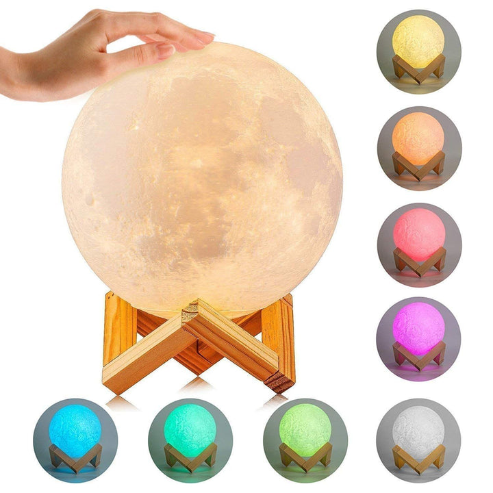 ÚLTIMAS 12 UNIDADES - LAMPARA DE LUNA + 3 REGALOS